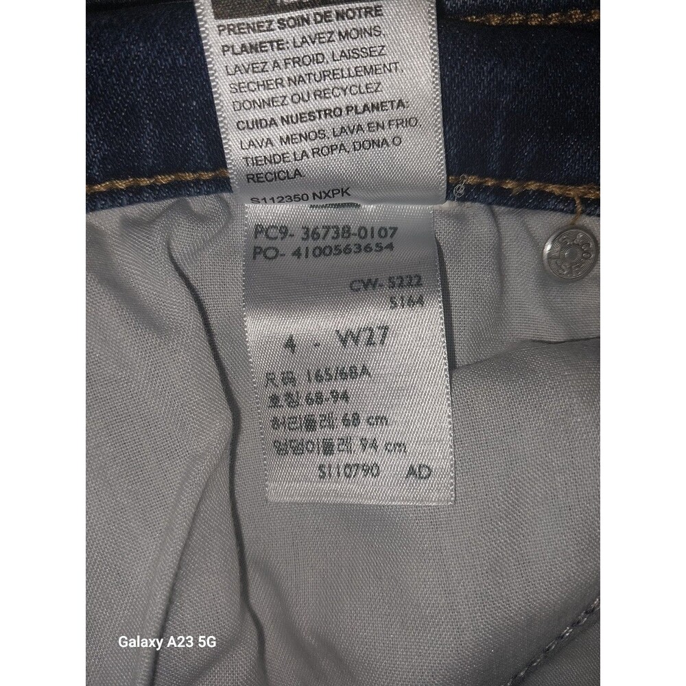 Levi's Signature Heritage Boyfriend Size 4 W27 - Picture 7 of 7